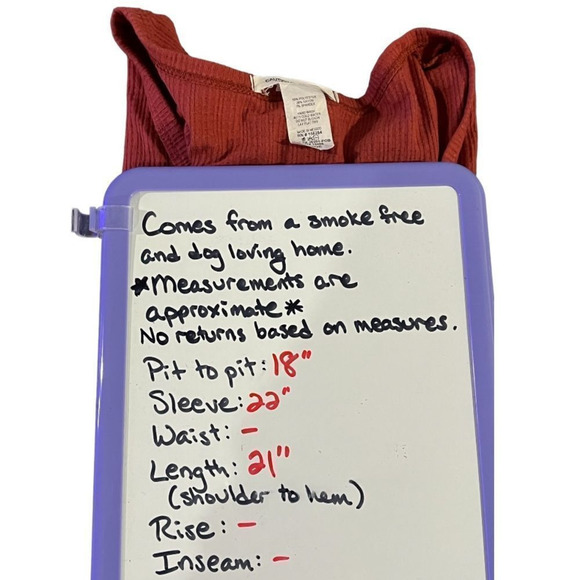 Caution to the Wind size L EUC tie front top - Picture 6 of 7